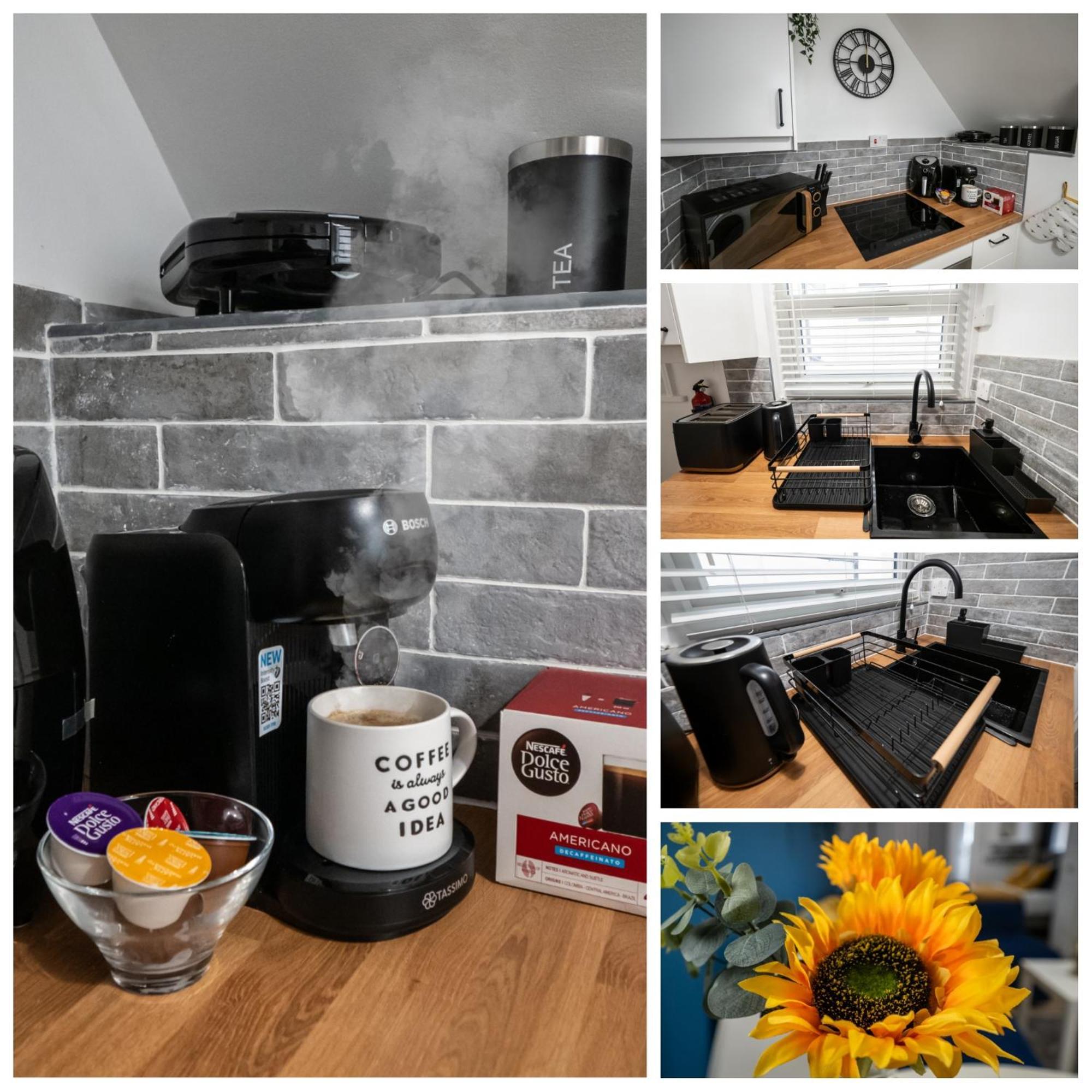 Seaside Retreat: Luxury 1-Bed, Free Parking Leilighet Portsmouth Eksteriør bilde